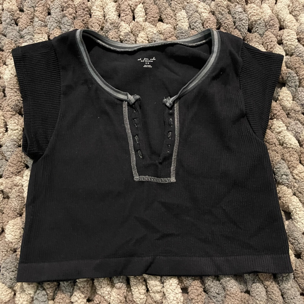 Cropped black urban outfitters
